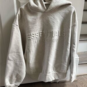 Essentials Light Gray Hoodie